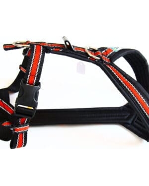 Harnais de trekking pour chien (rouge réfléchissant)