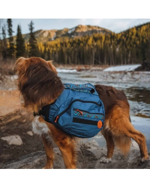 Hunderucksack blau