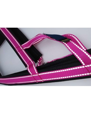 Dogsport X-Back Zuggeschirr reflex pink